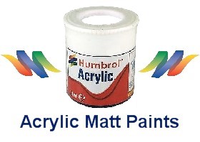 Humbrol Acrylic Gloss Paints 12ml