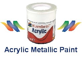 Humbrol Acrylic Metallic Paints 12ml