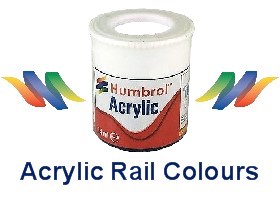 Humbrol Acrylic Rail Colours Paints 14ml
