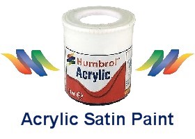 Humbrol Acrylic Satin Paints 12ml
