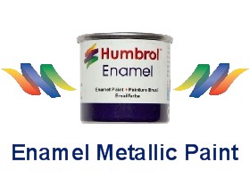 Humbrol Enamel Metallic Paints 14ml