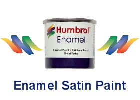 Humbrol Enamel Satin Paints 14ml