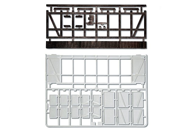 Pola 333126 G Scale - Half-Timbered Wall - 28 Pieces