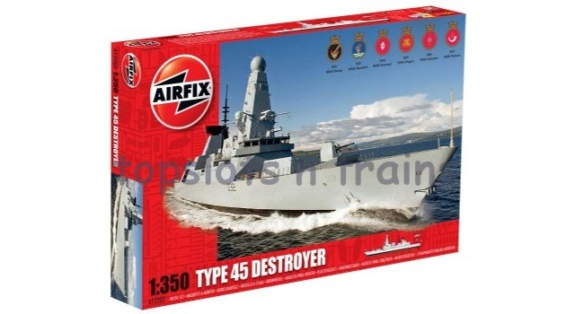 Airfix A12203 1/350 Scale Model Kit - Bae Type 45 Destroyer - British Royal Navy