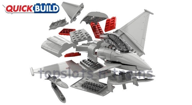 Airfix J6002 Quick Build Model - Eurofighter Typhoon Fast Kit