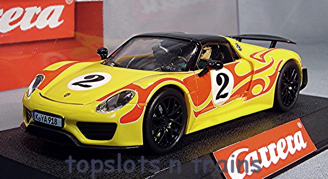 1:32 Carrera 27467 Porsche 918 Martini Roadster Slot Métal Voiture Lumière Sonore 03 