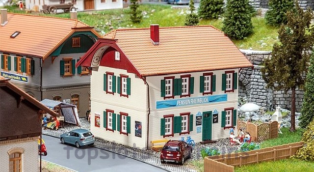Faller 130596 OO/HO Scale Model Kit - Pension Rheinblick – Guest House
