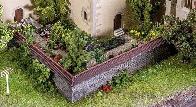Faller 180941 OO/HO Scale Model Kit - Coping Stones For Garden Walling
