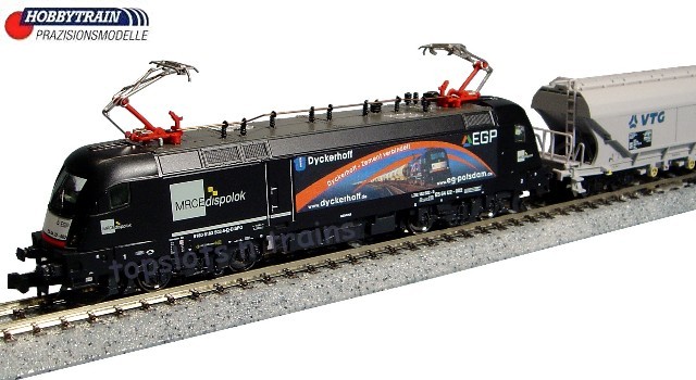 Hobbytrain Lemke H5007 N Scale - Mrce Dispolok Dyckerhoff Taurus DB V Train Pack