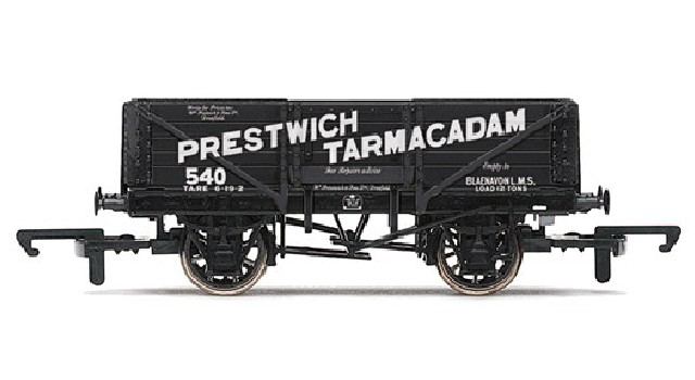 Hornby R6577 - Prestwich Tarmacadam 4 Plank Wagon 