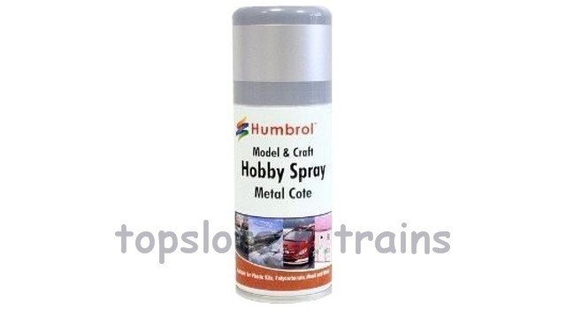 Humbrol AD6995 - Polished Aluminium Metalcote Spray Paint 27002