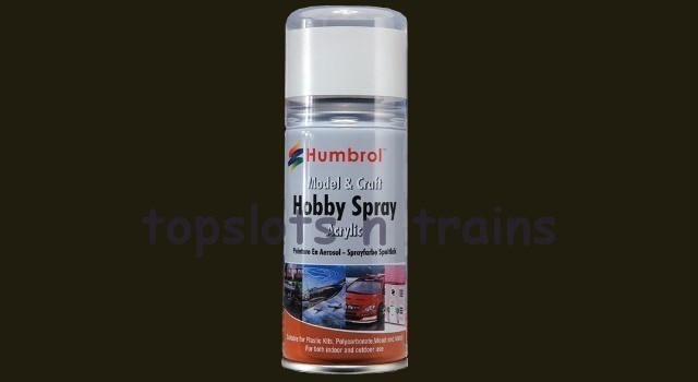 Humbrol AD6163 - 163 Dark Green Satin Spray Paint - 150ml 