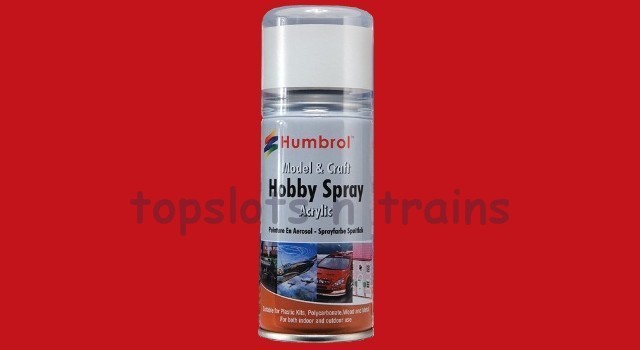 Humbrol AD6220 - 220 Italian Racing Red Gloss Spray Paint - 150ml 