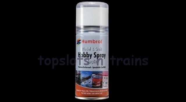 Humbrol AD6085 - 85 Black Satin Spray Paint - 150ml 