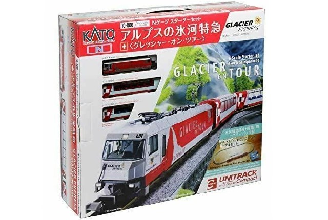 KATO N gauge Alps Glacier Express Basic 3-Car Set 10-1145 model railroad passen 