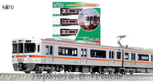 Kato Japan 10-1379 N Scale - JR 313-5000 Series Shinkaisoku 3 Car Powered Set