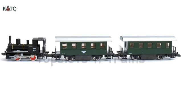 Kato Lemke 10-500-3 N Scale - Pocket Line Series - Obb Steam Train Pack