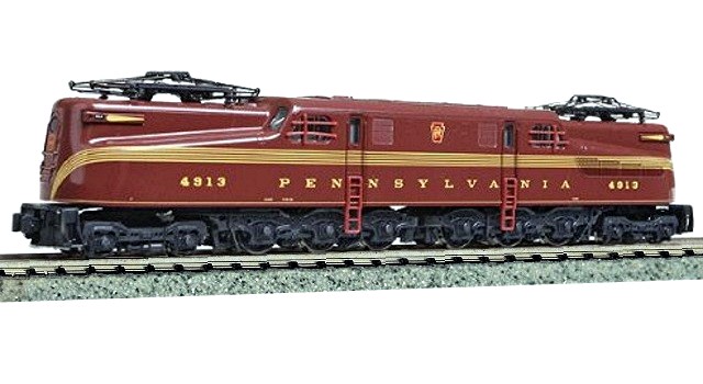 Kato Usa 137-2003 N Scale - PRR Gg1 Tuscan Red 5 Stripe Locomotive 4913