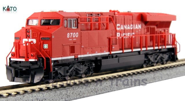 Kato Usa 176-8934 N Scale - Ge ES44AC Canadian Pacific Locomotive – Cp 8700