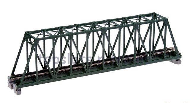 Kato 20-431 Single Track Truss Girder Bridge 248mm Green 