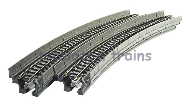 Kato 20-540 N Gauge - Viaduct Elevated Uni-Track Curves R-381mm 30V