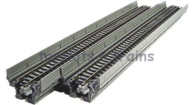 20-400 KATO Unitrack Rails Droits Viaduc 248mm Train N 1/160