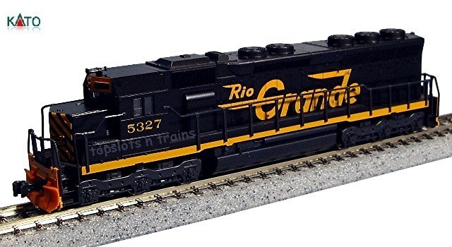 Kato Usa 176-3123 N Scale - EMD SD45 D-RGW 5327 Locomotive Rio Grande Railroad