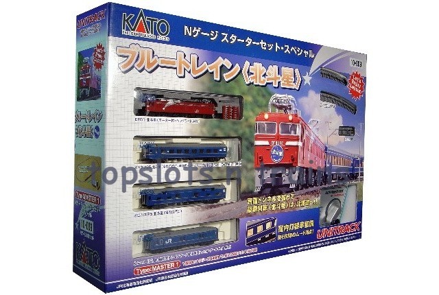 Kato 10-009 N Gauge - Blue Sleeper Starter Train Set JR EF81 Hokutosei
