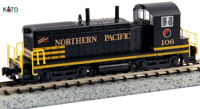 Kato Usa 176-4372 N Scale - EMD NW2 Np 106 Switcher Loco - Northern Pacific
