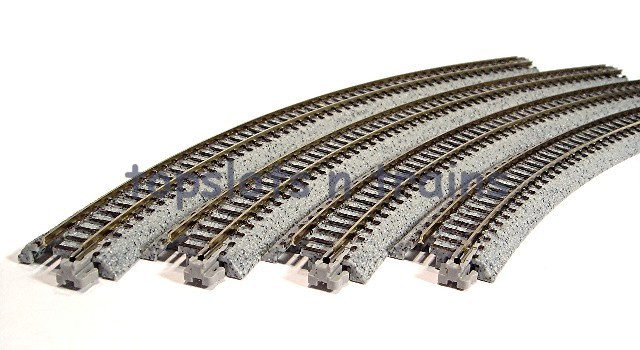 20-184 KATO UNITRACK rails doubles courbe R315-282mm 45° sureleve Train N 1/160 