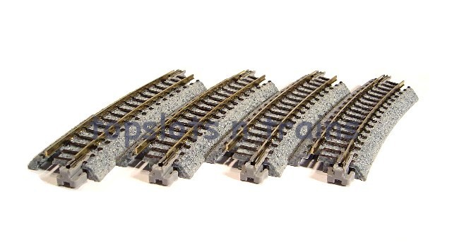 LOT of 3 N Scale KATO UNITRACK 20-121 Curved Track R315-15* 4 Pieces per Pack 