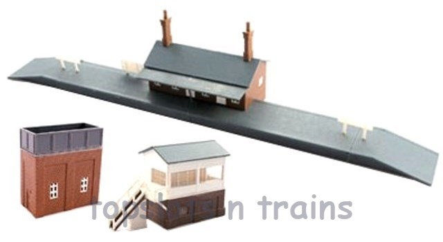 Kestrel Designs GM-KD2000 N Scale - KD2000 Train Station Set Plastic Model Kit