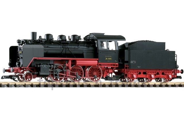 Piko 37221 G Scale - DR BR24 Steam Loco IV - Wagner Deflectors
