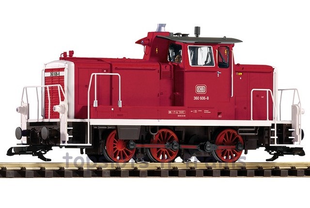 Piko 37525 G Scale - DB BR-360 Diesel Locomotive IV - Red