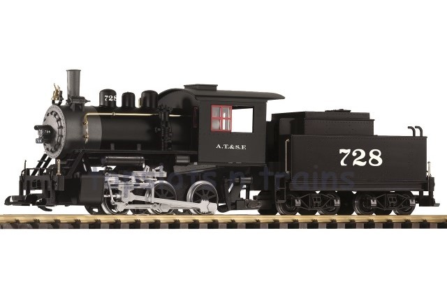 Piko 38204 G Scale - Santa Fe 0-6-0 Steam Locomotive 728 With Tender