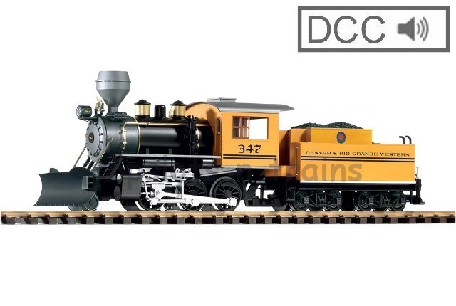 Piko 38225 G Scale DCC / Digital Sound - D-RGW Mogul Steam Loco And Tender 347