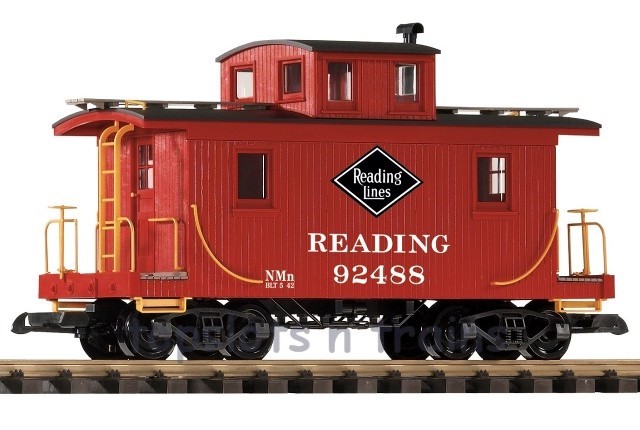 Piko 38836 G Scale - Reading Lines Wood Caboose - Rdg 92488