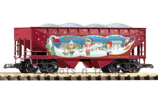 Piko 38901 G Scale - Santa's Snow Delivery Bogie Hopper Wagon