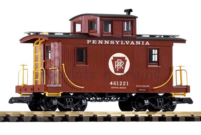 Piko 38906 G Scale - Pennsylvania Railroad Wooden Caboose – PRR 461221