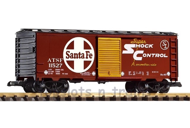 Piko 38926 G Scale - Santa Fe Steel Boxcar – ATSF 11527