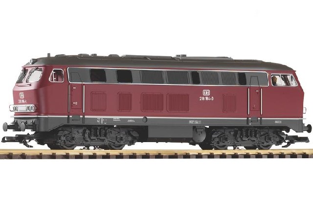 Piko 37504 G Scale - DB BR218 Diesel Locomotive Scarlet/Grey IV