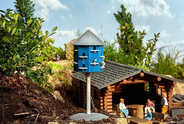 Pola 333161 G Scale - Pigeon Coop / Blue Pigeon House