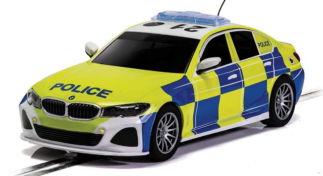 Scalextric C4165 - BMW 330I M-Sport Police Car Siren + Lights