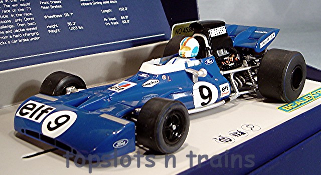 Scalextric C3759A Limited Edition - Tyrrell 002 USA F1/Gp 1971 Fracois Cevert