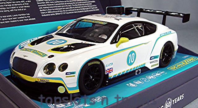 Scalextric C3831A Limited Edition - Bentley Continental GT3 Anniversary Car 2010S