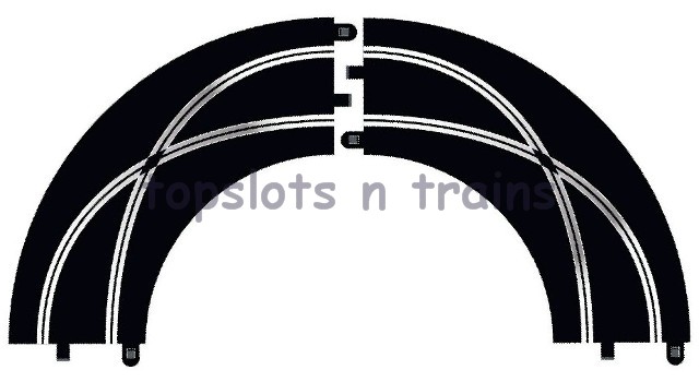 Scalextric C8203 - Radius 2 Racing Curve Crossover Track 90 Deg X 2