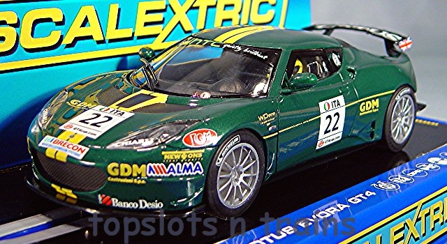 Scalextric C3427 High Spec Detailed - Lotus Evora GT4 Cup Limited Edition Club Car