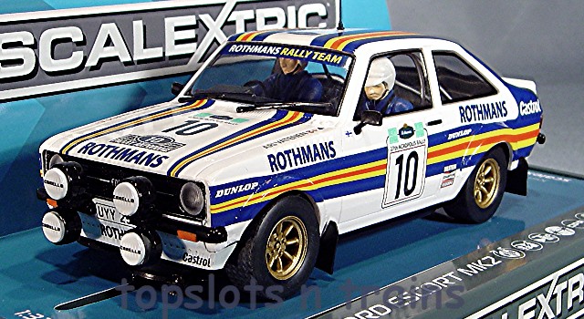 Scalextric C3749 - Rothmans Ford Escort MK2 1980 Acropolis Rally