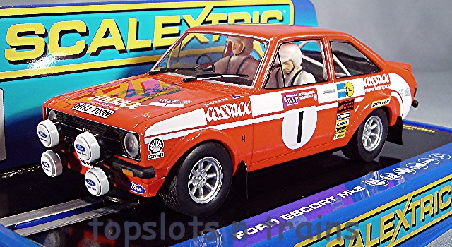 Scalextric C3483 High Spec Detailed - Ford Escort MKII Lombard Rac Rally 1975 Clark