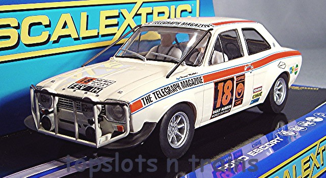 Scalextric C3313 - Ford Escort MK1 London To Mexico 1970 Rally